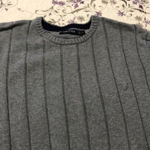 Nautica gray sweater crewneck